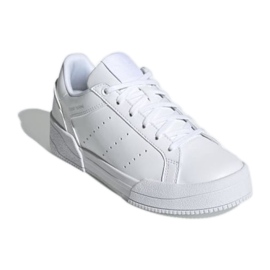 Zapatos adidas Court Tourino Jr H00764 blanco azul marino
