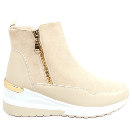 Botas beige con suela deportiva NB511 Beige