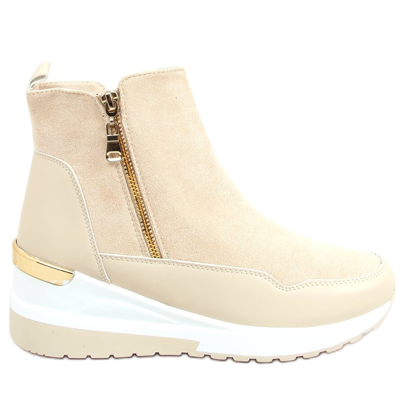 Botas beige con suela deportiva NB511 Beige