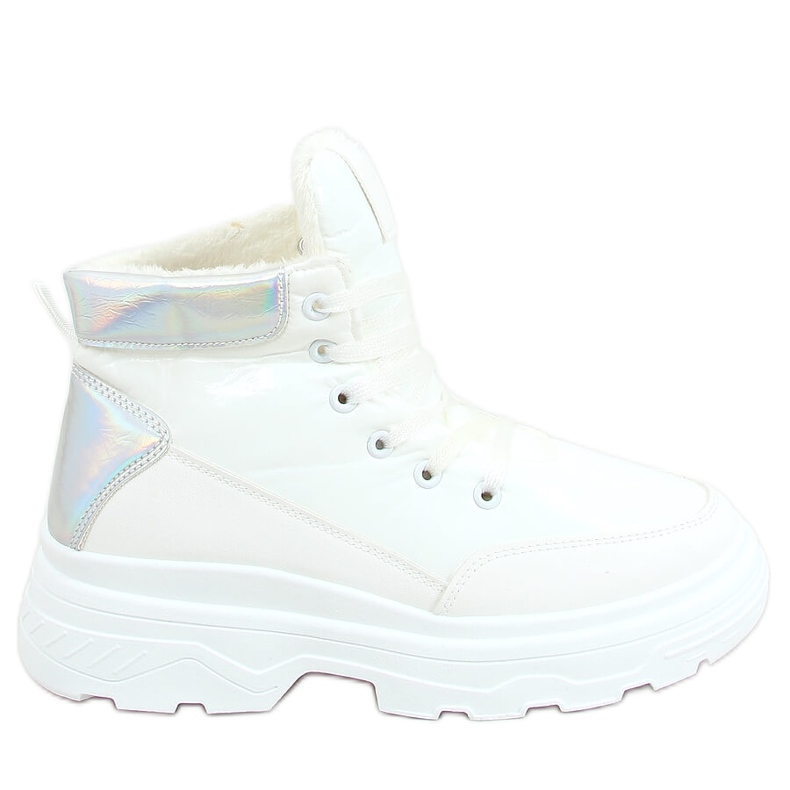 Calzado deportivo blanco aislado FA-3357 Blanco
