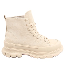 Deportivas beige mujer 85-730 Beige