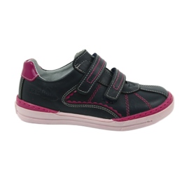 Zapatos brogues para niños Ren But 3193 azul marino multicolor rosado