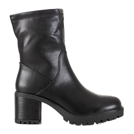 Lovery Botines altos en un poste negro