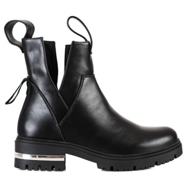Seastar Botas cálidas con corte negro