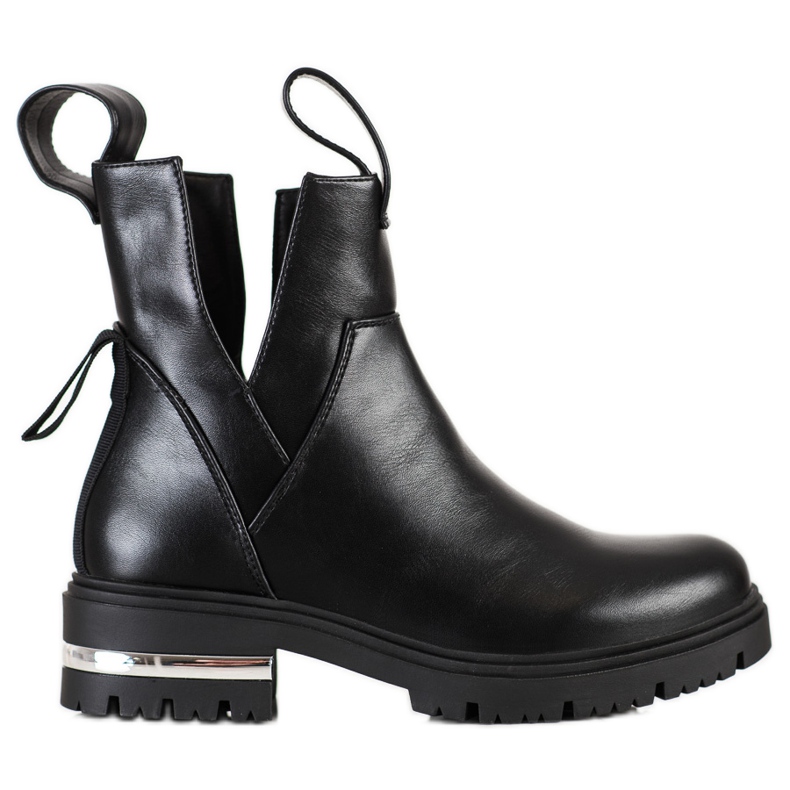Seastar Botas cálidas con corte negro