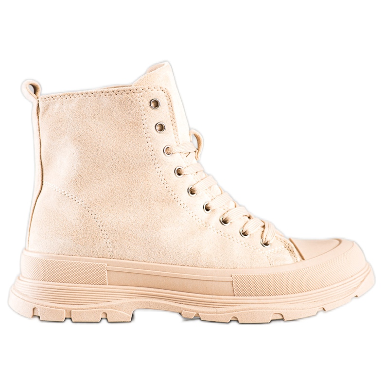 Seastar Zapatillas de ante altas beige