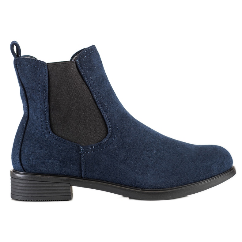 SHELOVET Botas Chelsea con estilo azul SHELOVET Botas Chelsea con estilo azul