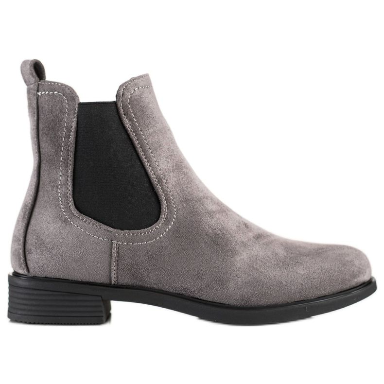 SHELOVET Botas Chelsea con estilo gris SHELOVET Botas Chelsea con estilo gris