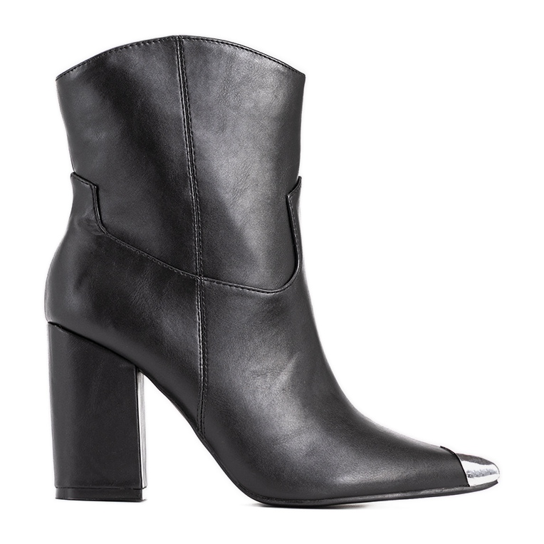 Bota cowboy bretona negra negro