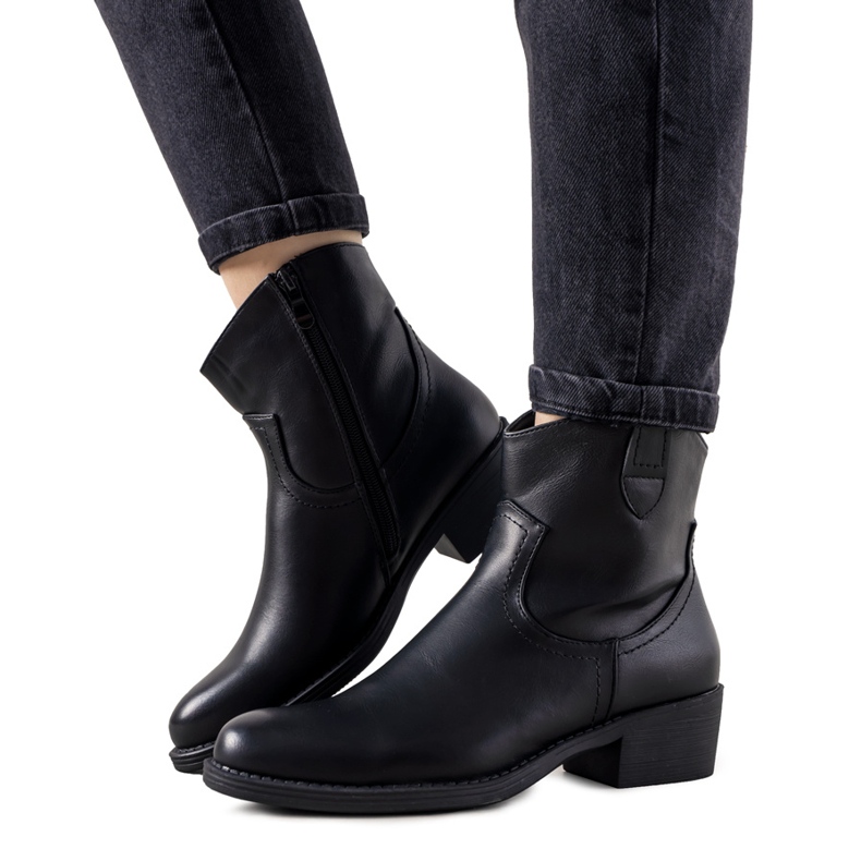 Botas negras clásicas de mujer de Malika negro