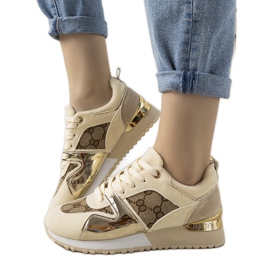 Zapatillas beis de mujer de Jovanna beige