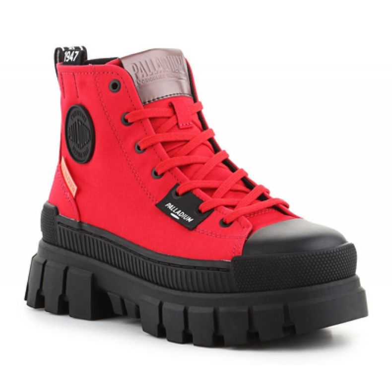 Zapatos Palladium Revolt Hi Tx W Star White W 97242-614-M rojo