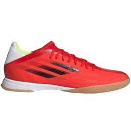 Zapatos de interior adidas X Speedflow.3 In M FY3300 rojo naranjas y rojos