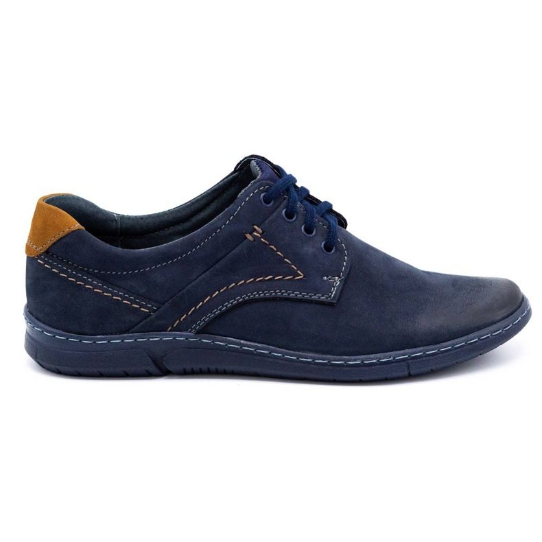 KOMODO Zapato casual hombre piel 858K azul marino