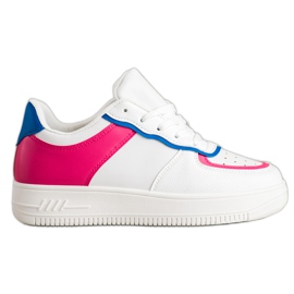 SHELOVET Calzado deportivo de moda blanco