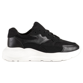 SHELOVET Zapatillas Casual Negras negro