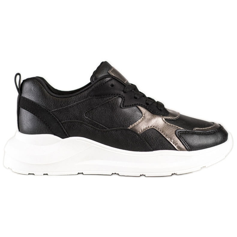 SHELOVET Zapatillas en la plataforma negro