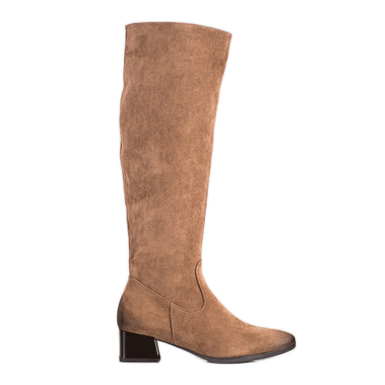 Botas sobre poste bajo VINCEZA marrón