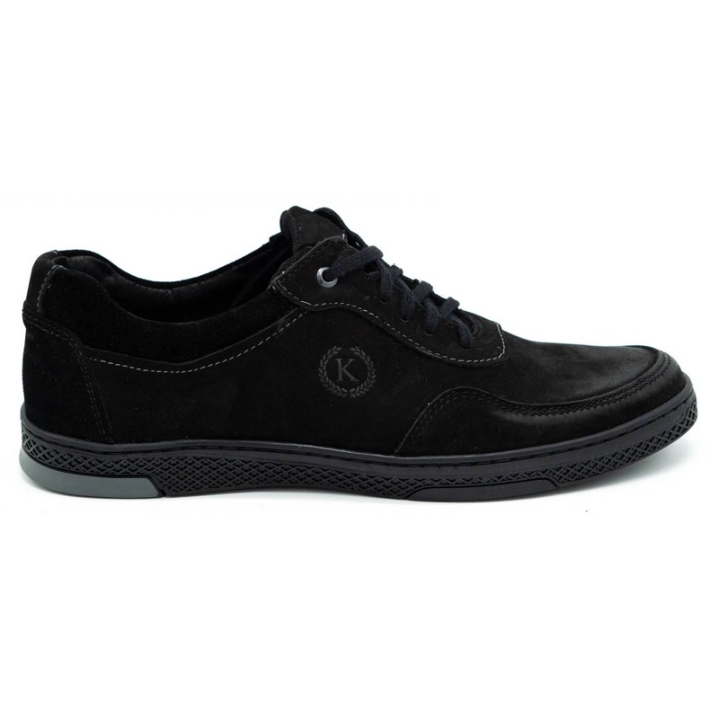KOMODO Zapato casual hombre piel negro 918K