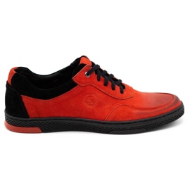 KOMODO Zapato casual piel hombre 918K rojo