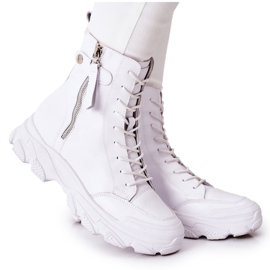 Botas de Piel Mujer GOE II2N4032 Blanco