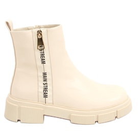 Botas de mujer crema HB-78 Beige