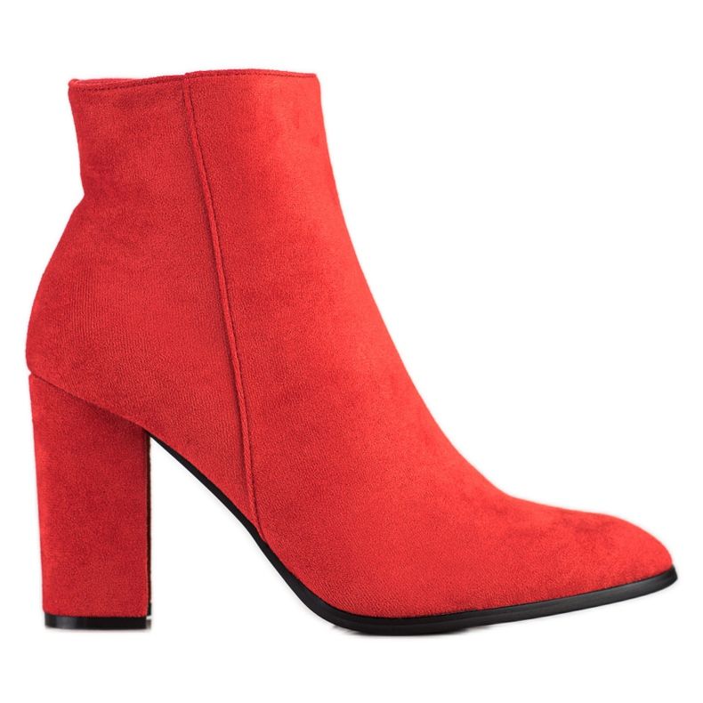 Bestelle Elegantes botas rojas rojo
