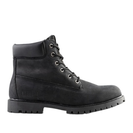 Botas de montaña de hombre Black Big Star Langlois negro