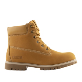 Botas de montaña Big Star Langlois camel para hombre marrón