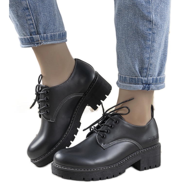 Big Star, zapatos de mujer Methena negro