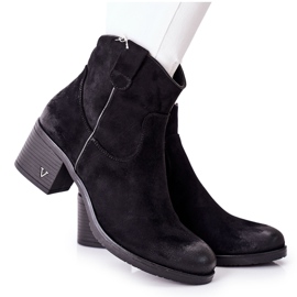 Vinceza Botas de gamuza cálidas para mujer Black Hillbrook negro