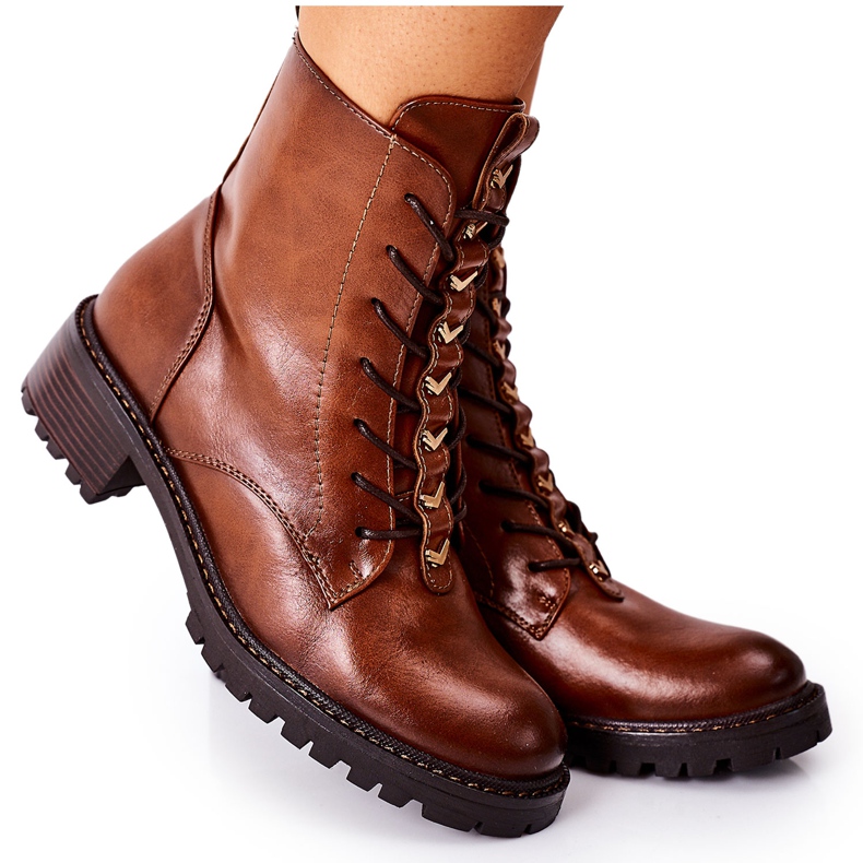 Vinceza Botas de mujer Camel Myroe marrón