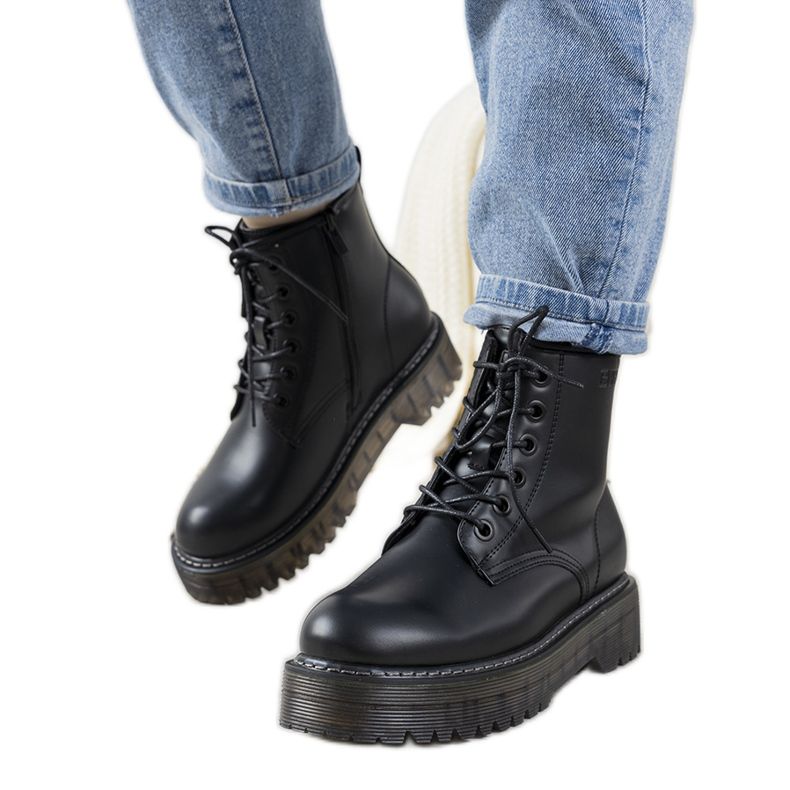 Botas de mujer negras de Big Star Lozano negro