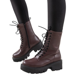 Botas altas granate Big Star para mujer Ochoa rojo Botas altas granate Big Star para mujer Ochoa rojo