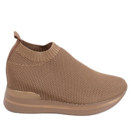 Camel RQ316 Calzado deportivo camel con cuña marrón Camel RQ316 Calzado deportivo camel con cuña marrón