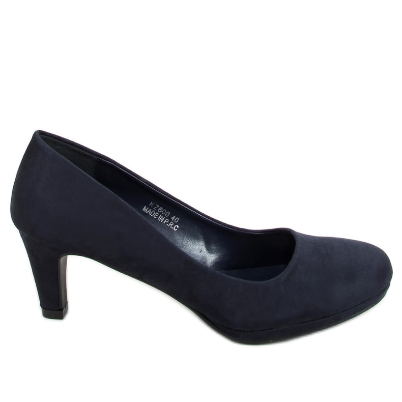 Zapatos de salón en la plataforma azul marino KZ600 Blue