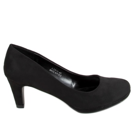 Black Pumps en la plataforma negra KZ600 Black negro