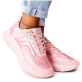 Zapatillas deportivas de mujer Memory Foam Big Star II274333 Rosa rosado