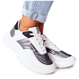 Zapatos deportivos de mujer Memory Foam Big Star II274335 Blanco