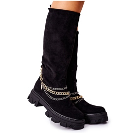 PS1 Botas altas de mujer Black Lagoon negro