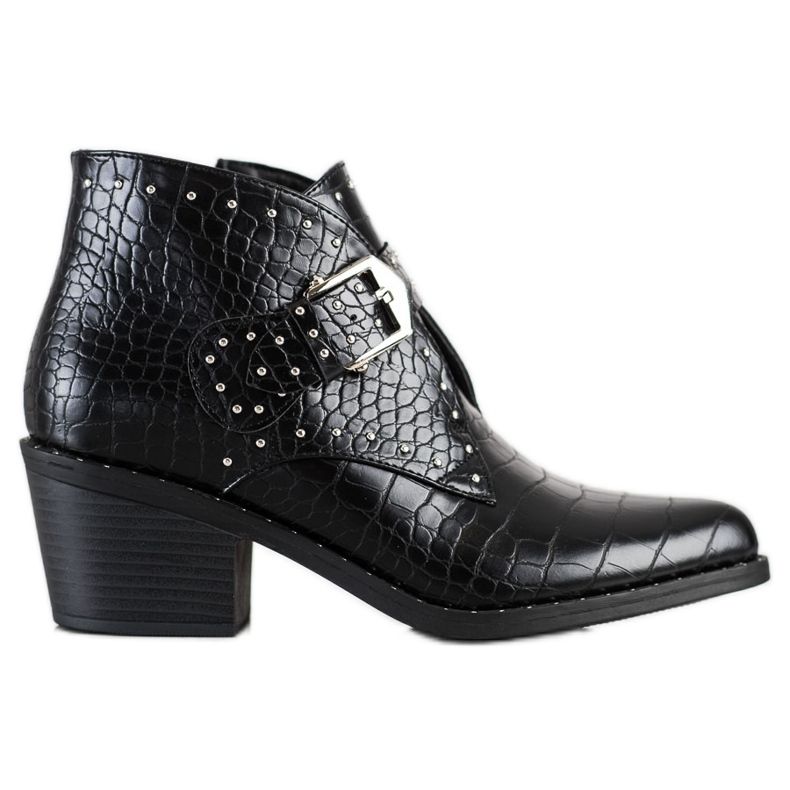Lucky Shoes Botas elegantes con adornos. negro Lucky Shoes Botas elegantes con adornos. negro