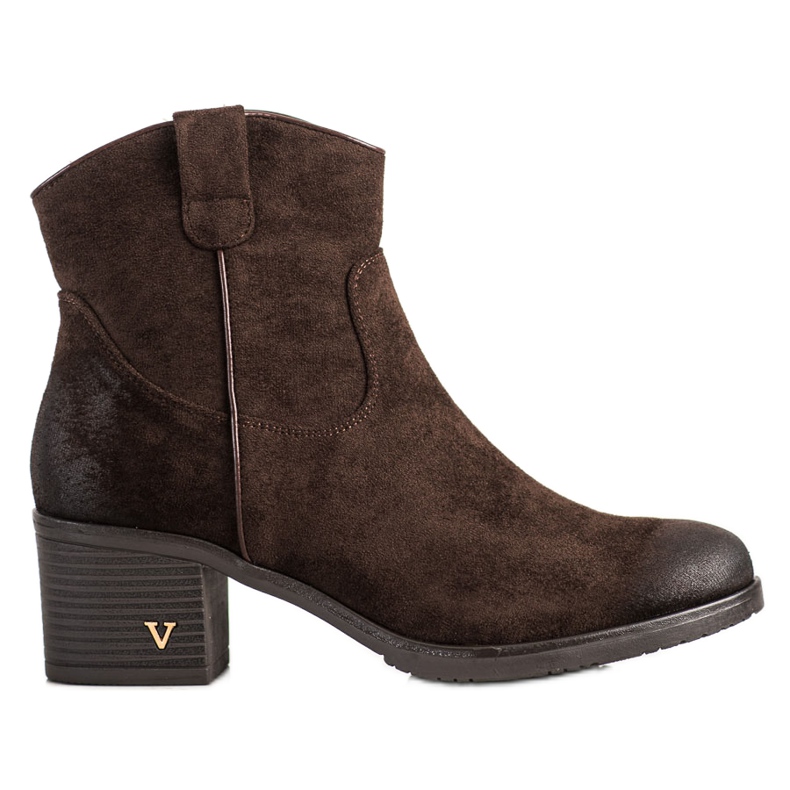 Cómodas botas de ante VINCEZA marrón