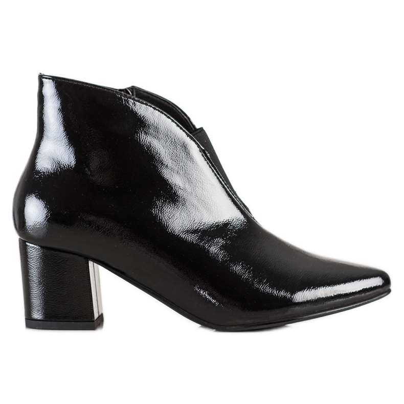 Botas VINCEZA lacadas negro