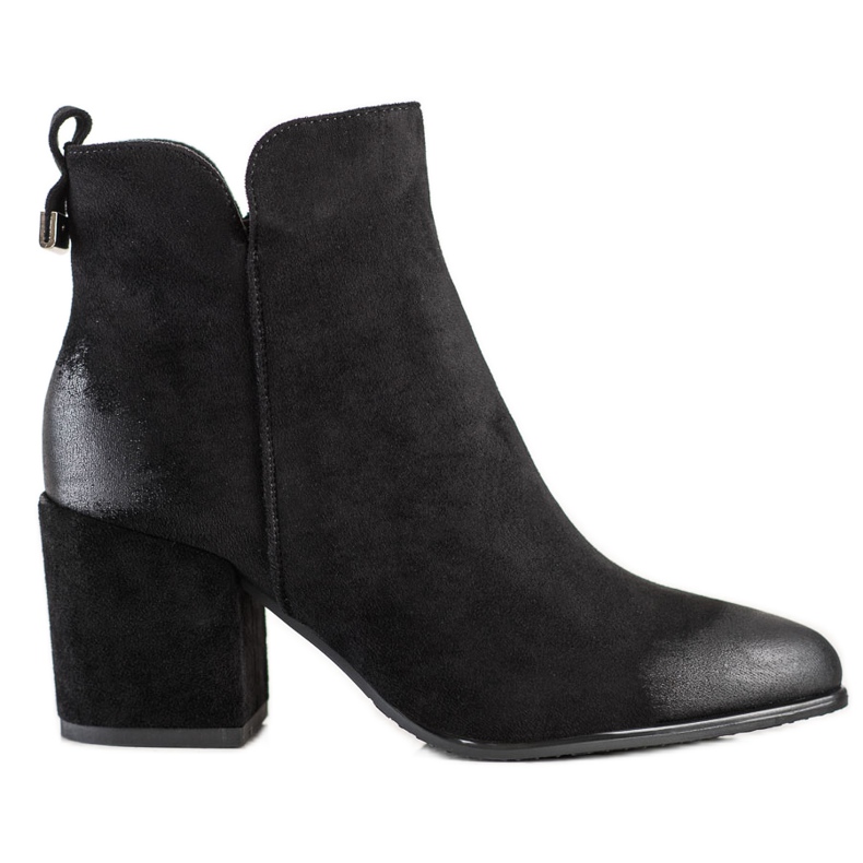 Botas de ante de tacón alto de VINCEZA negro