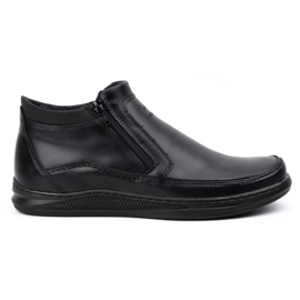 Polbut Botas de invierno de hombre negro K30