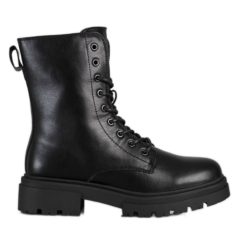 Evento Botas cálidas con cuero ecológico negro