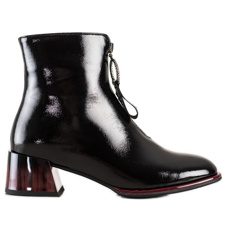 S. BARSKI Botas elegantes con cremallera S.BARSKI negro S. BARSKI Botas elegantes con cremallera S.BARSKI negro