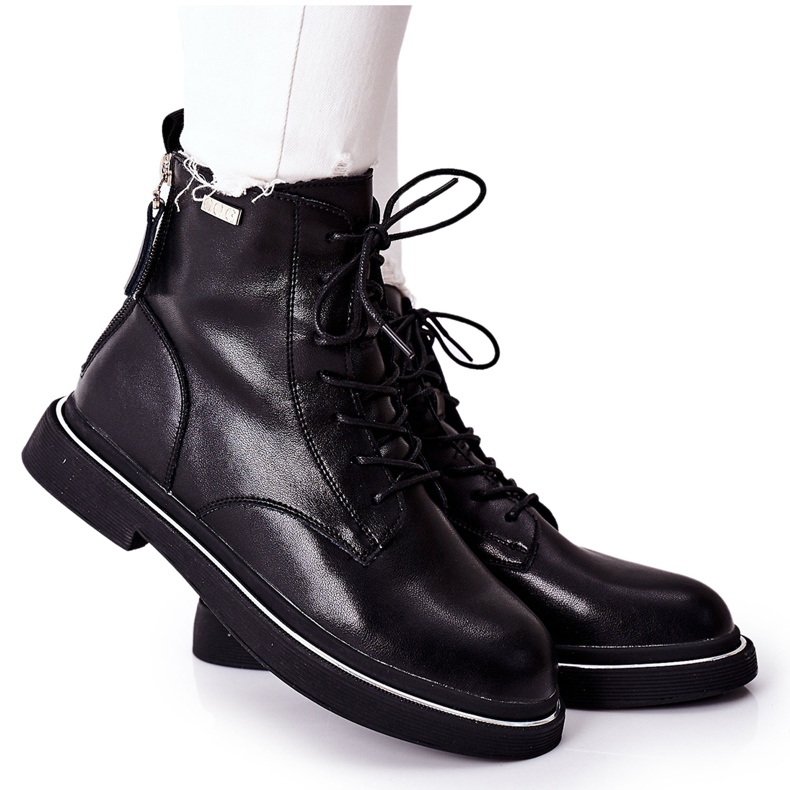 Botas de Piel Mujer GOE II2N4014 Negro
