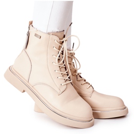 Botas de Piel Mujer GOE II2N4015 Beige Botas de Piel Mujer GOE II2N4015 Beige
