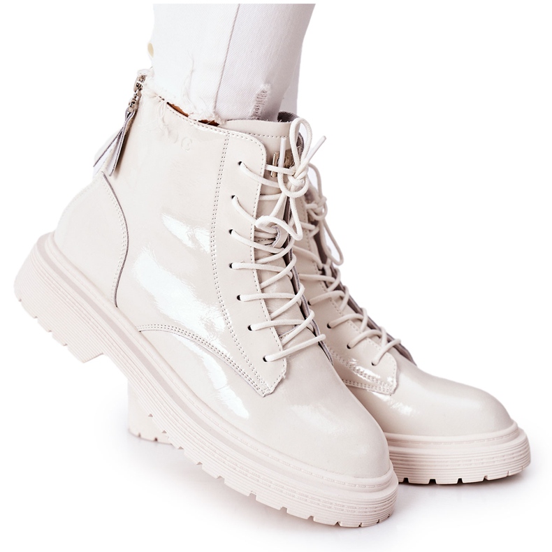 Botas de Piel Mujer GOE II2N4013 Blanco